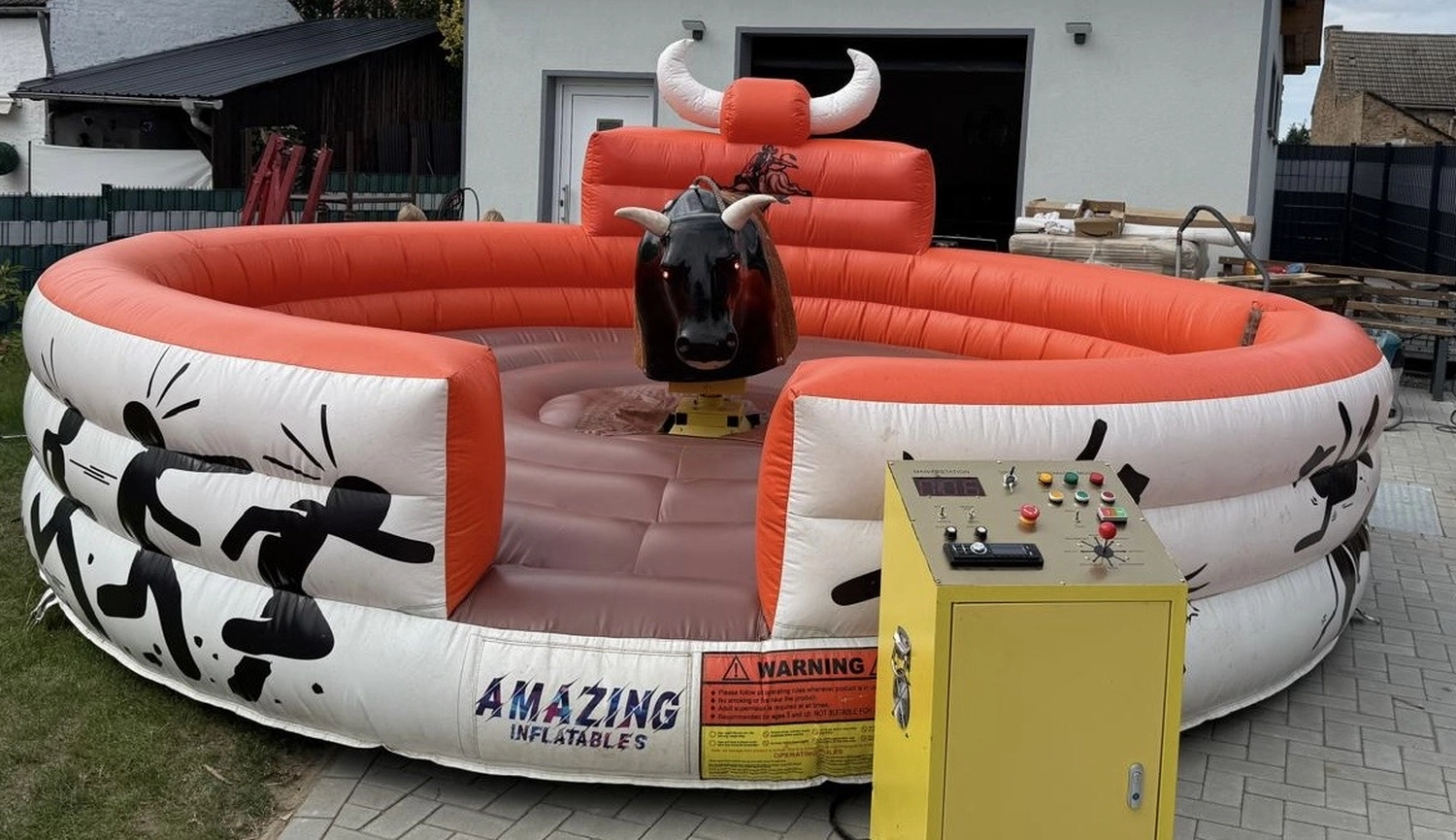 Hüpfburgen Mieten - Hüpfburg für alle Anlässe, Eventmodule - elektrischer Rodeo-Bulle