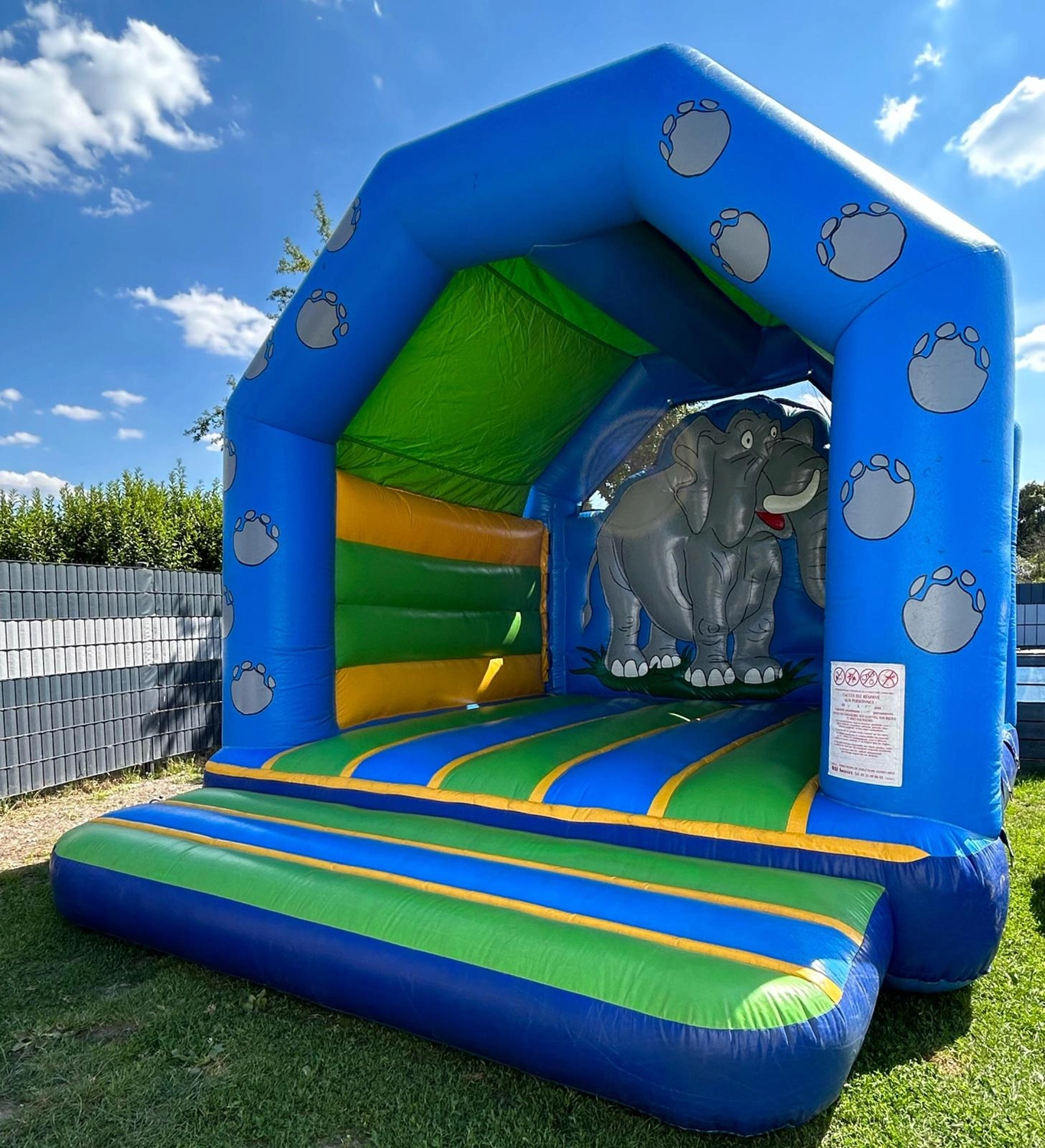 Hüpfburgen Mieten - Hüpfburg für alle Anlässe, Eventmodule - Elefanten-Hüpfburg