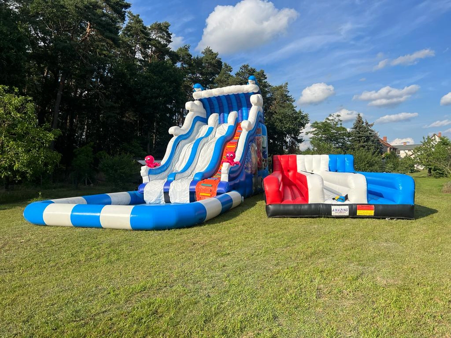 Hüpfburgen Mieten - Hüpfburg für alle Anlässe, Eventmodule - Wasserrutsche Hüpfburg